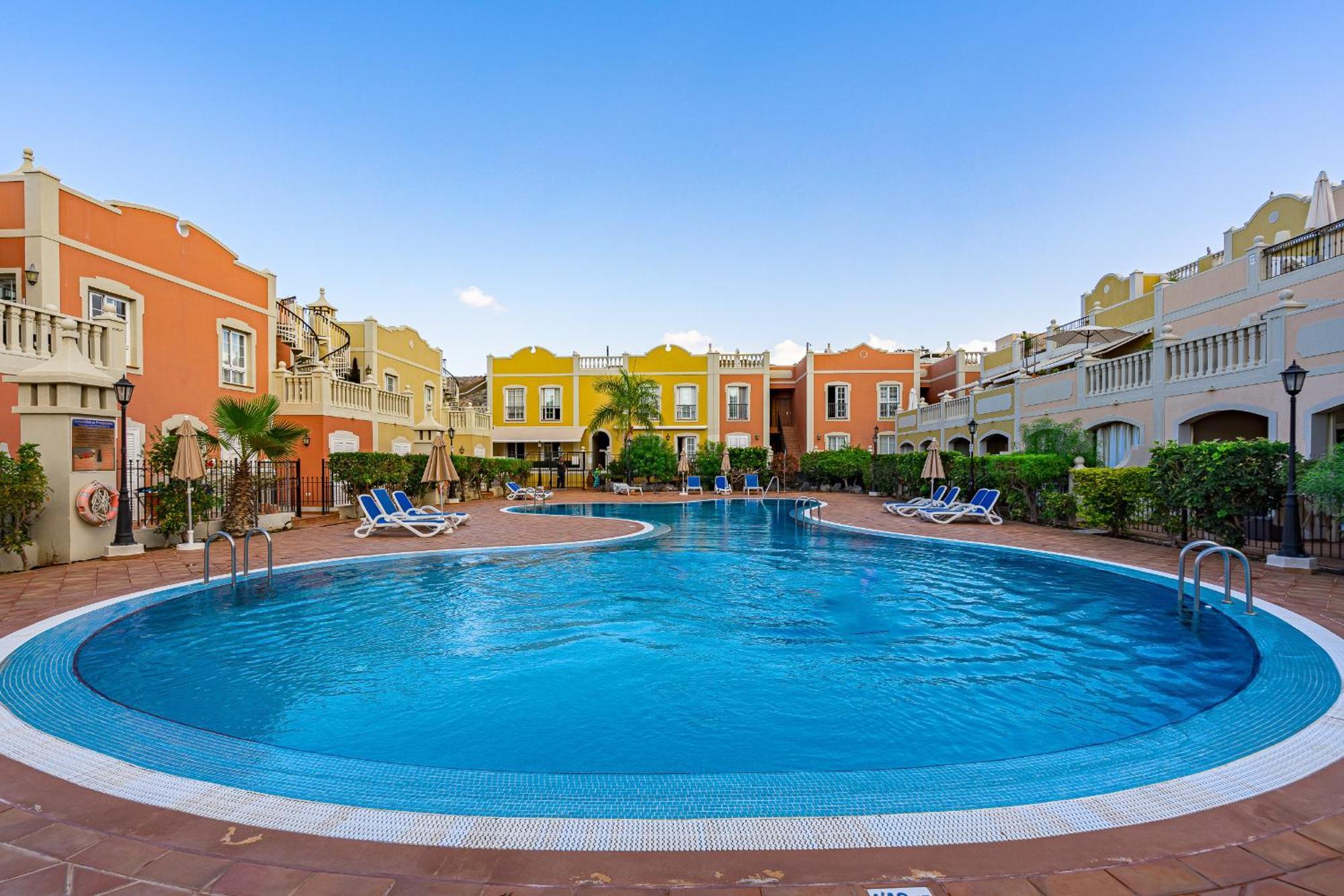 Paraiso Palm Mar Beautiful & Bright Renovated Apartment With Air Conditioning エクステリア 写真